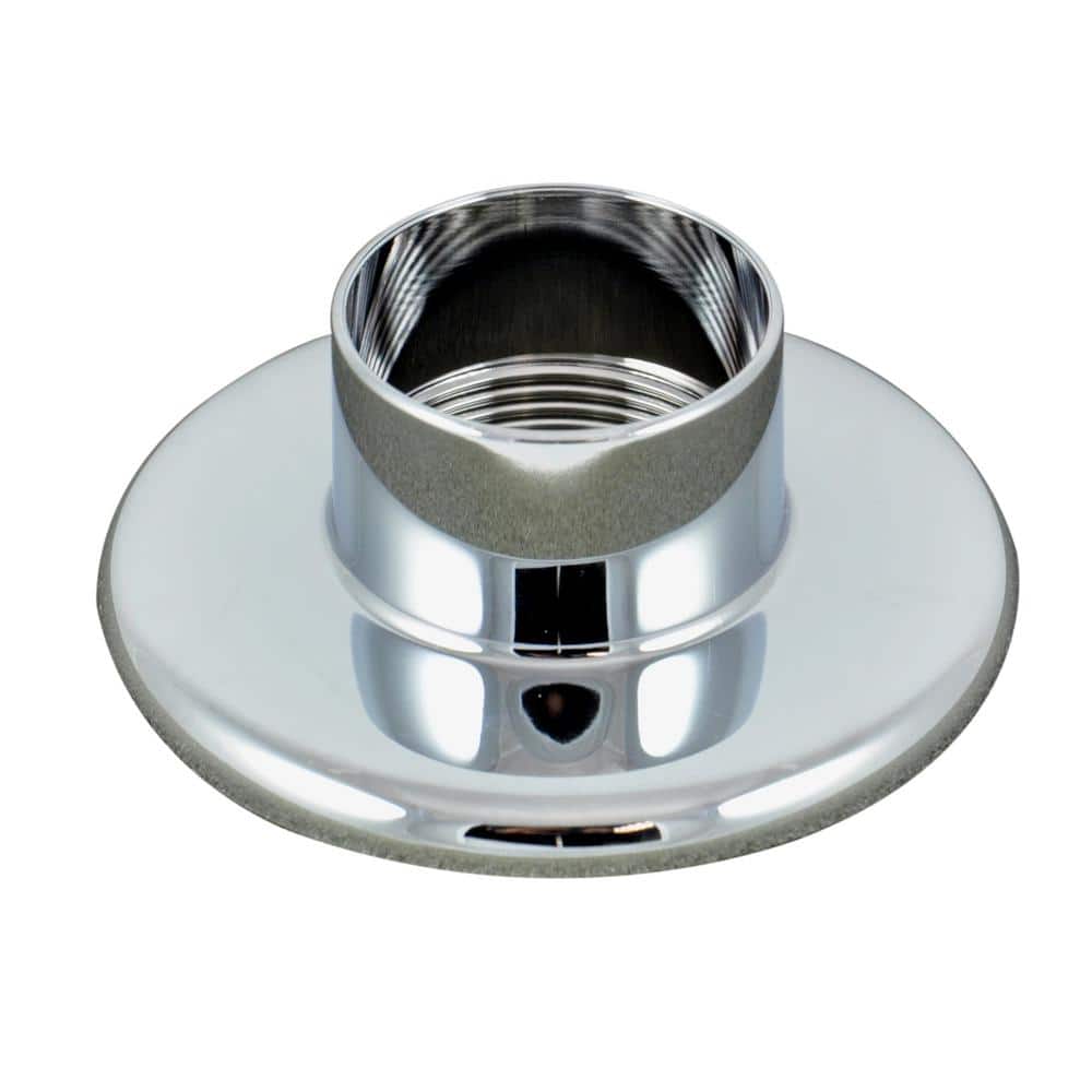 Chrome Acrylic Knob Deck Mount Tub/Shower Faucet
