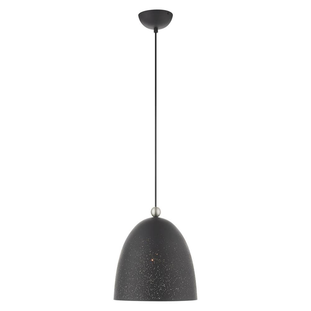 Arlington Scandinavian Gray Crystal Globe LED Pendant