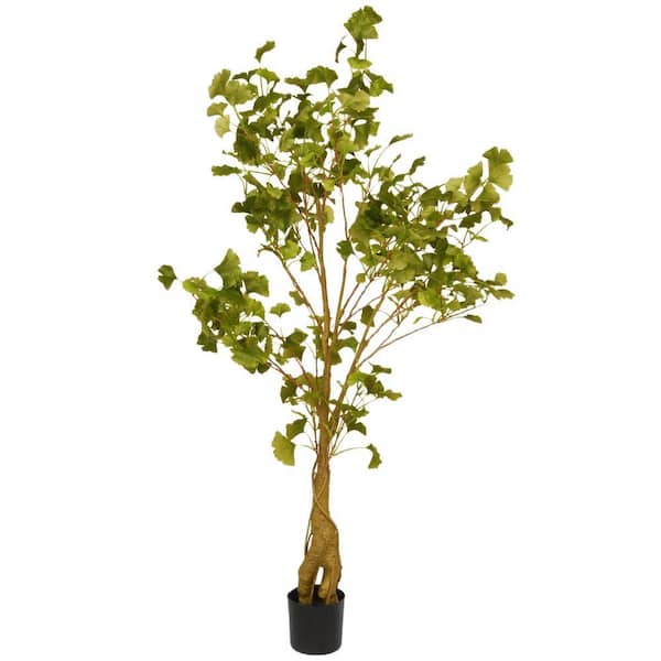 National Tree Company 4.20 ft. Artificial Ginkgo Potted Tree