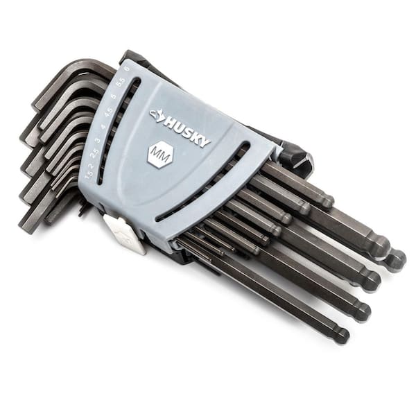 Allen Wrench Set, 26pcs SAE and Metric Hex Key Set, Long Arm Ball End Allen  Key Set Tools for Hex Head Socket Screws - 2 Sets