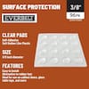 Everbilt Clear Soft Rubber Like Plastic Self-Adhesive Assorted Round  Bumpers (36-Pack) 49969 - The Home Depot