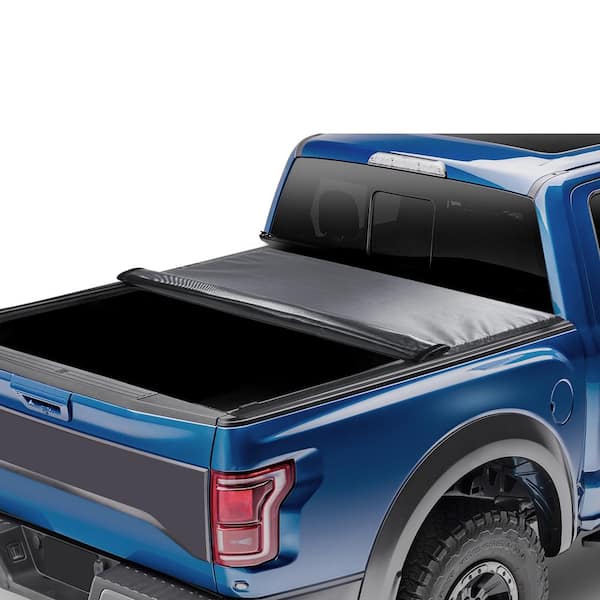Truck Bed Cover Roll Up Truck Bed Tonneau Cover Compatible with 2009-2024 Ford F-150 Styleside Bed for 5.5 x 5.4 ft. Bed