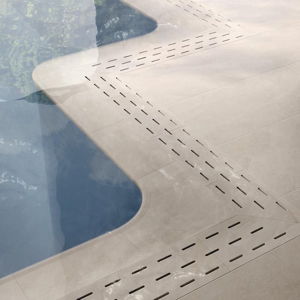HAMPTON 20X40 RECT. DARK GREY PORCELAIN PAVER GRIP FINISH (1 BOX/1 PIECE/5.38SQFT)(1 PALLET/42 BOXES/225.96 SQFT)