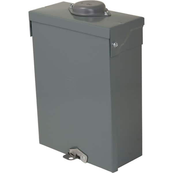 Square D Homeline 100 Amp 6-Space 12-Circuit Outdoor Main Lug ...