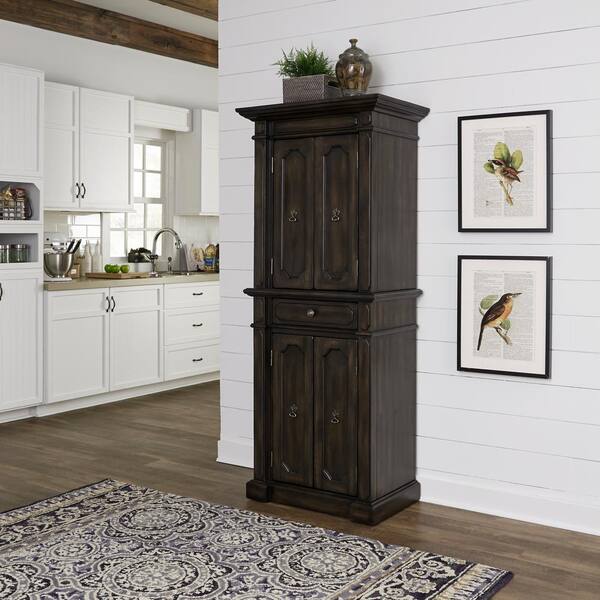 Home Styles Hacienda Oak Walnut Food Pantry