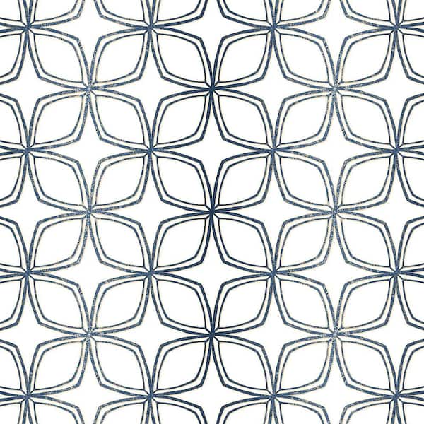 Norwall Geo Vinyl Roll Wallpaper (Covers 56 sq. ft.)