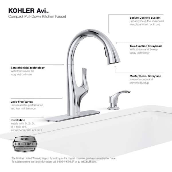 Kitchen Faucet In Polished Chrome