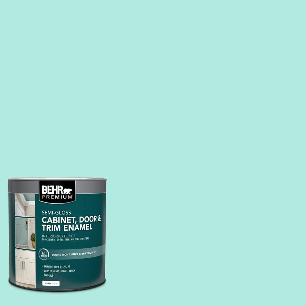 1 qt. #MQ4-23 Aloha Semi-Gloss Enamel Interior/Exterior Cabinet, Door & Trim Paint price history on PriceWatchPro