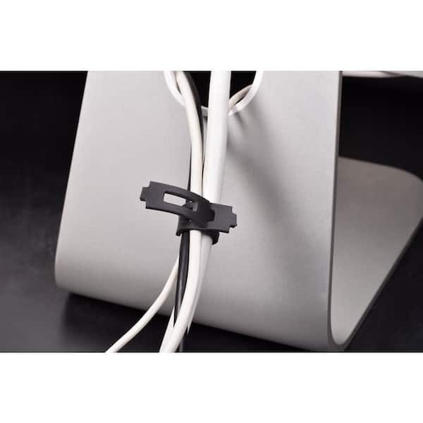 AVF Traditional Plastic Cable Management Wire Hider Kit in White