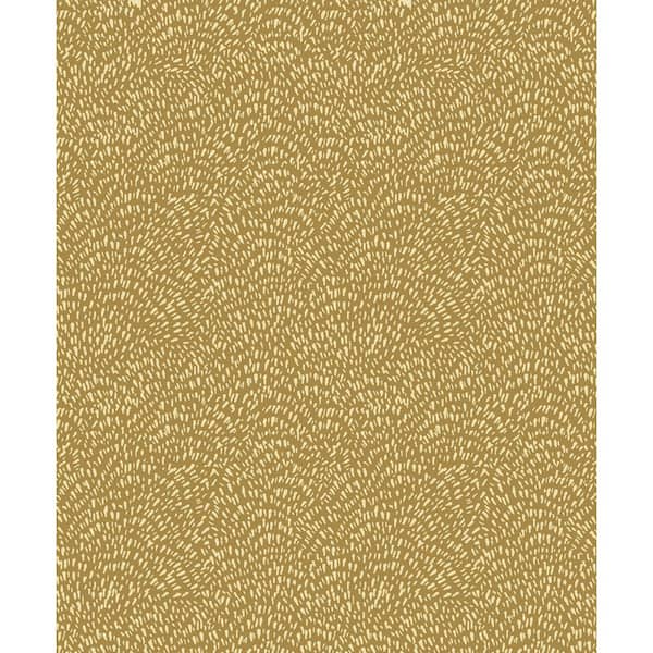 Unbranded Zen Collection Gold Fan Fleck Metallic Sheen Finish Non-Pasted Non-Woven Wallpaper Sample
