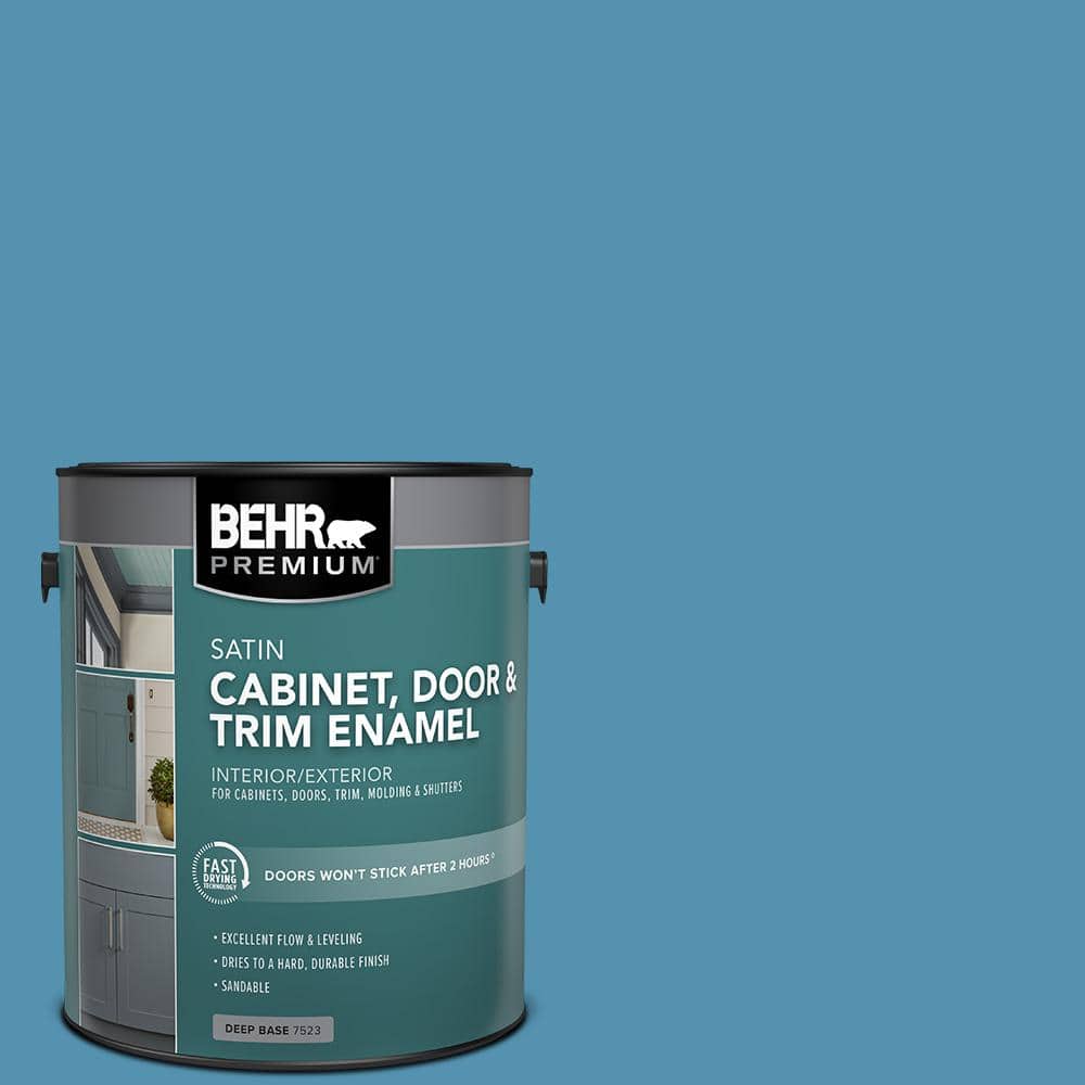 1 gal. #M490-5 Jet Ski Satin Enamel Interior/Exterior Cabinet, Door & Trim Paint price history on PriceWatchPro