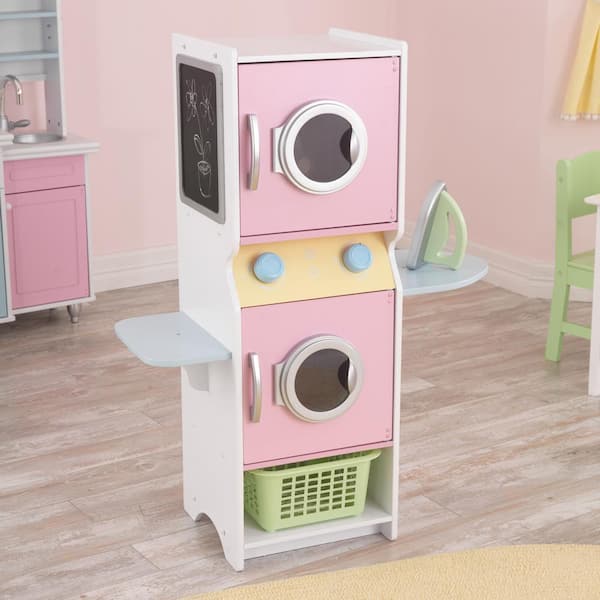 Details about   Kids Laundry Playset Espresso Pretend Play Set For Kids Laundry Edition Playset 