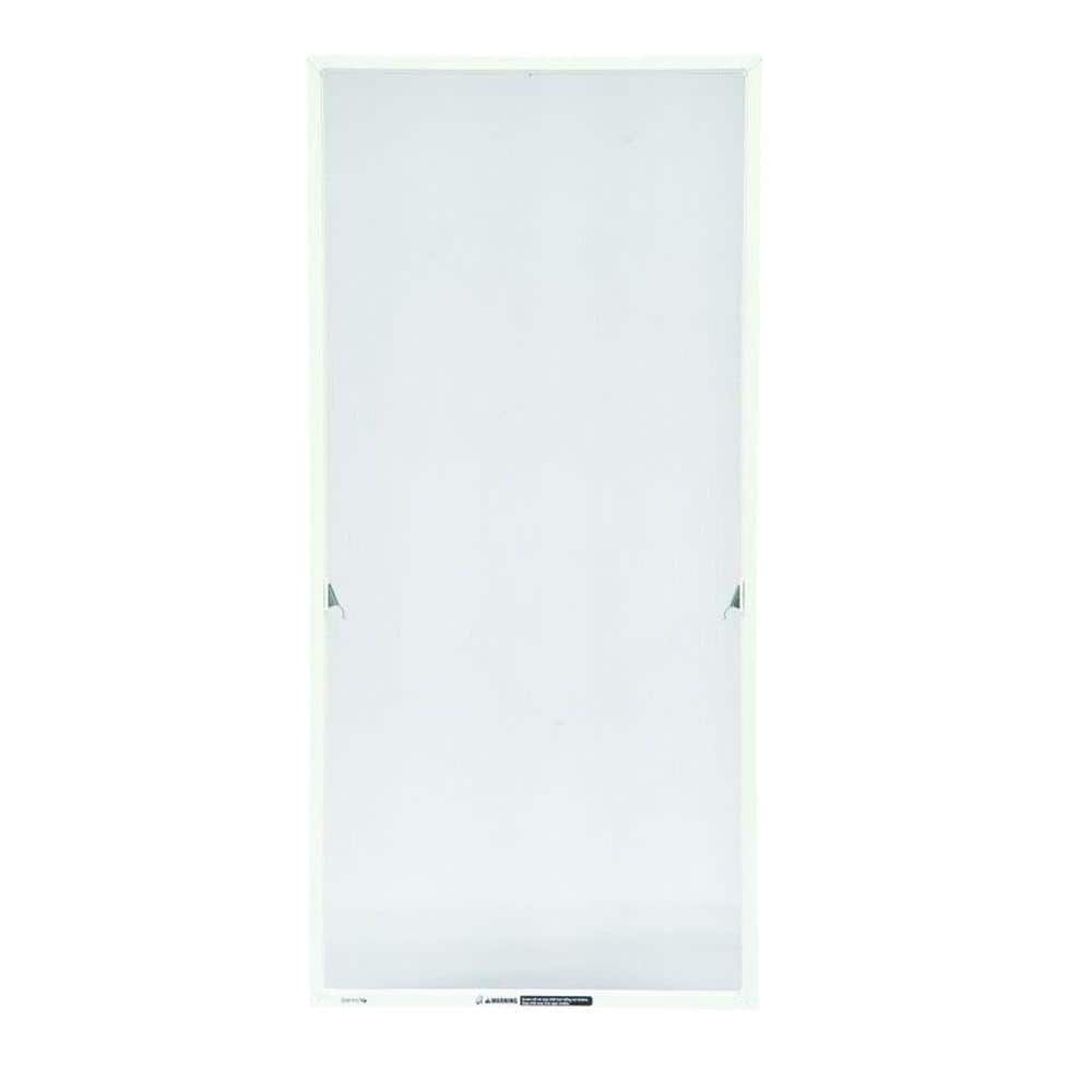 24-15/16 in. x 48-11/32 in. 400 Series White Aluminum Casement Window Scree