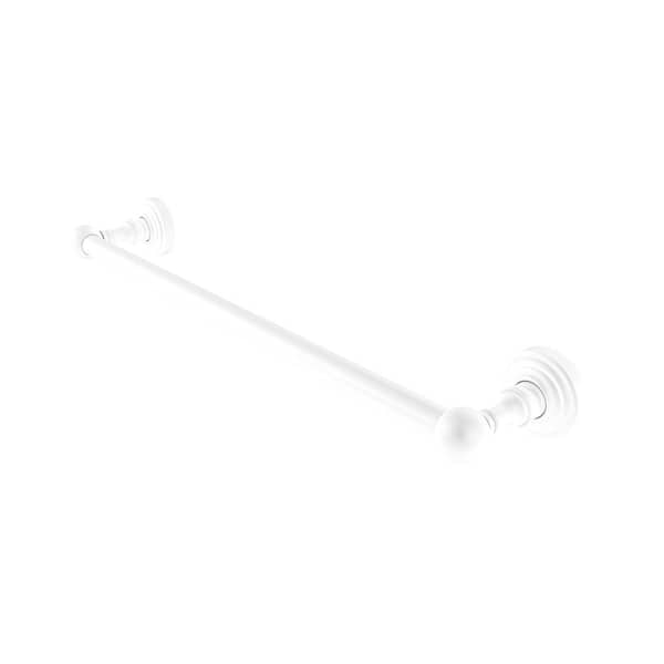 Waverly Place Collection 36 in. Wall Mounted Single Towel Bar in Matte White