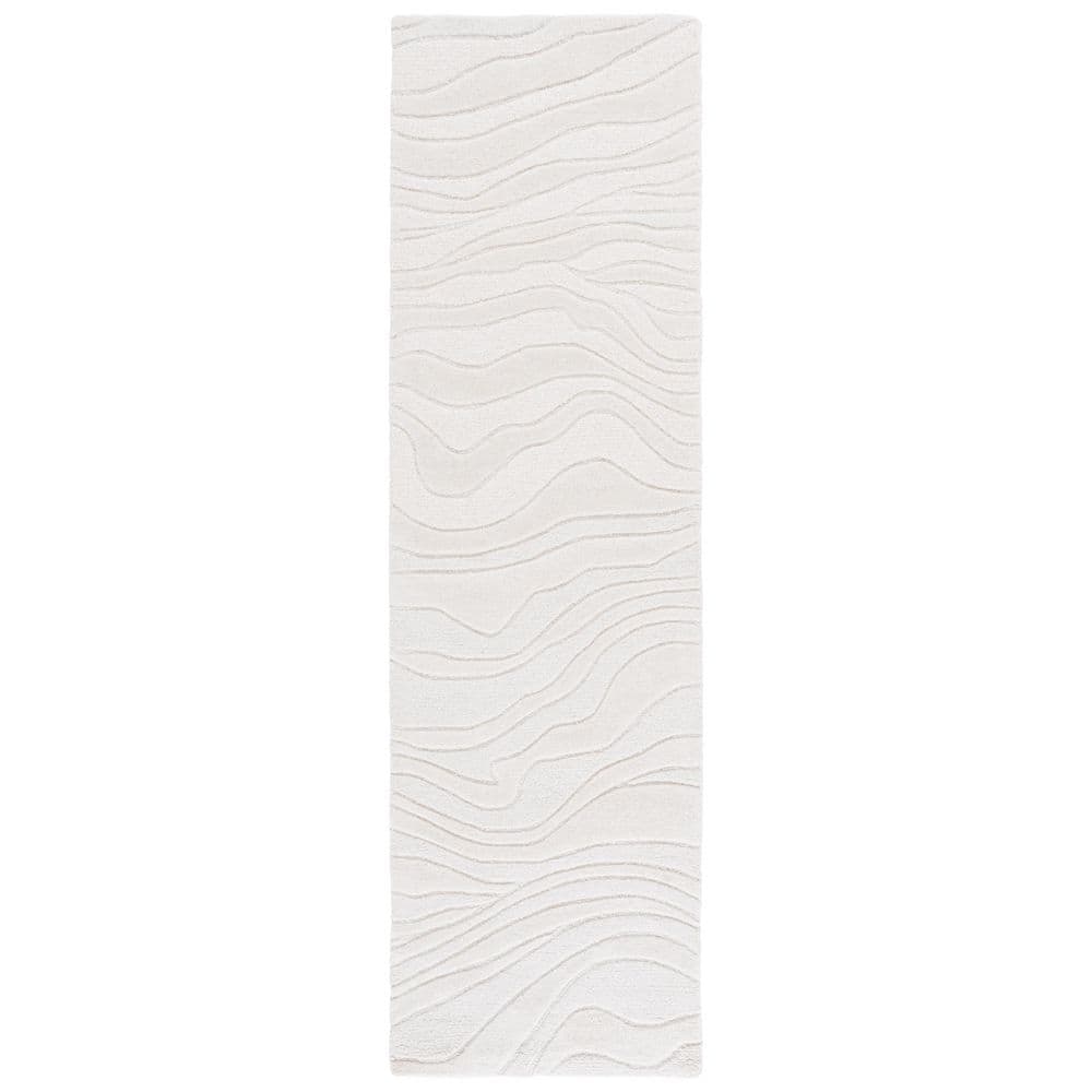 Rodeo Drive 2 ft. x 8 ft. Ivory Abstract Wavy Runner Rug price history on PriceWatchPro