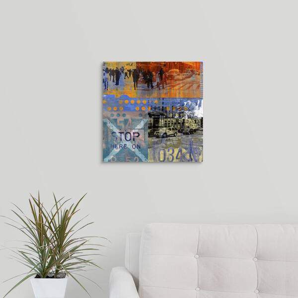 GreatBigCanvas 16 in. x 16 in. "Move On XI" by Sven Pfrommer Canvas Wall Art