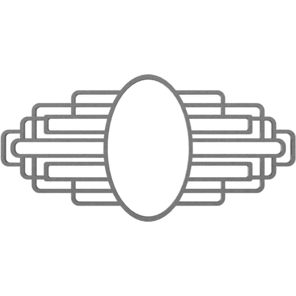 40 in. W x 20 in. H x 19 in. H x 11 in. W x 1/2 in. P Elizabeth PVC Contemporary Ceiling Medallion price history on PriceWatchPro