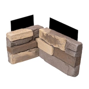 1.75 in. x 6 in. Buckskin Stone Veneer Siding (Corners)