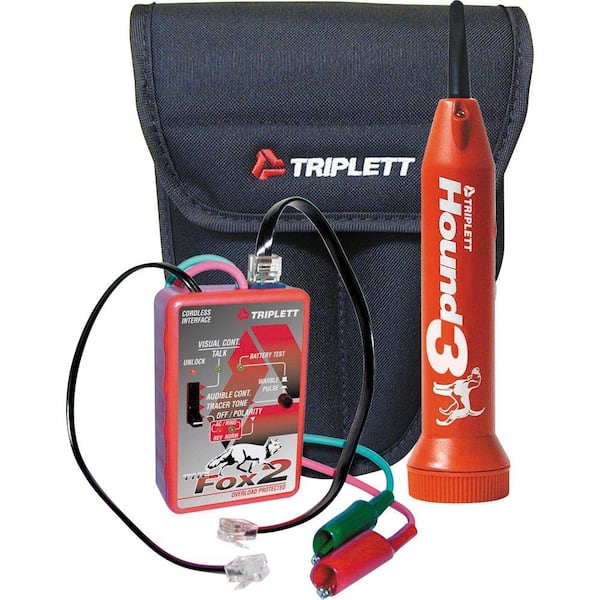 Triplett Fox 2 Hound 3 Wire Tracing Kit with Carrying Case