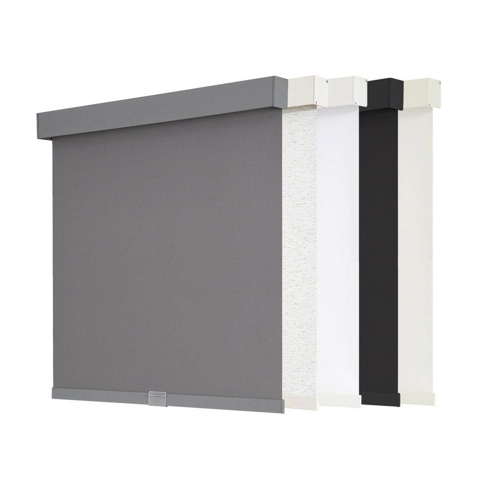 Blackout Cordless Roller Shades, Thermal Insulated, Polyester, UV Protection, Gray, 63 in. W x 72 in. L price history on PriceWatchPro