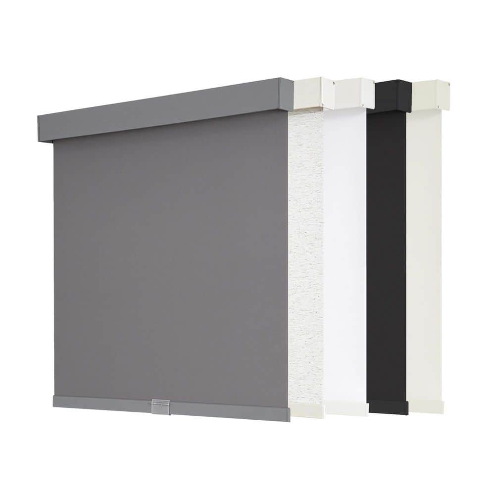 Blackout Cordless Roller Shades, Thermal Insulated, Polyester, UV Protection, Gray, 75 in. W x 72 in. L price history on PriceWatchPro