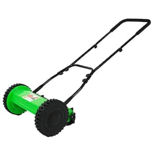 Lawn Demon 10 in Cutting width Walk behind Manual Power Push Reel Mower