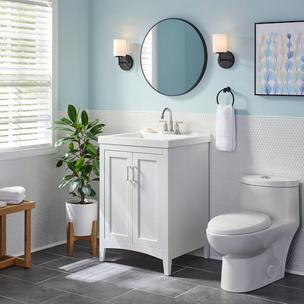 Glacier Bay Tilton 24 in W x 21.5 in D x 34.2 in H Folding Bath