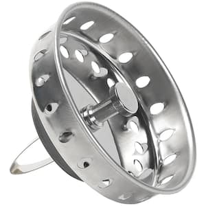Spring Clip Kitchen Sink Strainer Replacement Basket - Stainless steel with polished finish