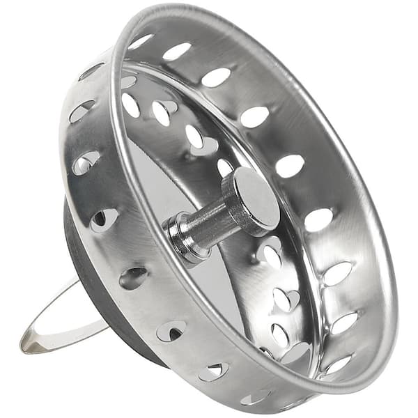 Glacier Bay Spring Clip Kitchen Sink Strainer Replacement Basket - Stainless steel with polished finish
