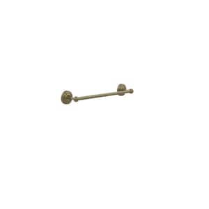Que New Collection 18 in. Back to Back Shower Door Towel Bar in Antique Brass