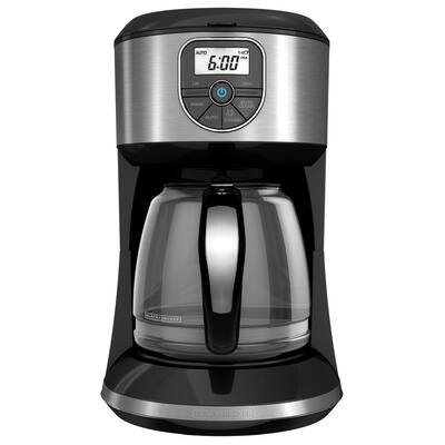 12-Cup Programmable Coffeemaker in Stainless Steel