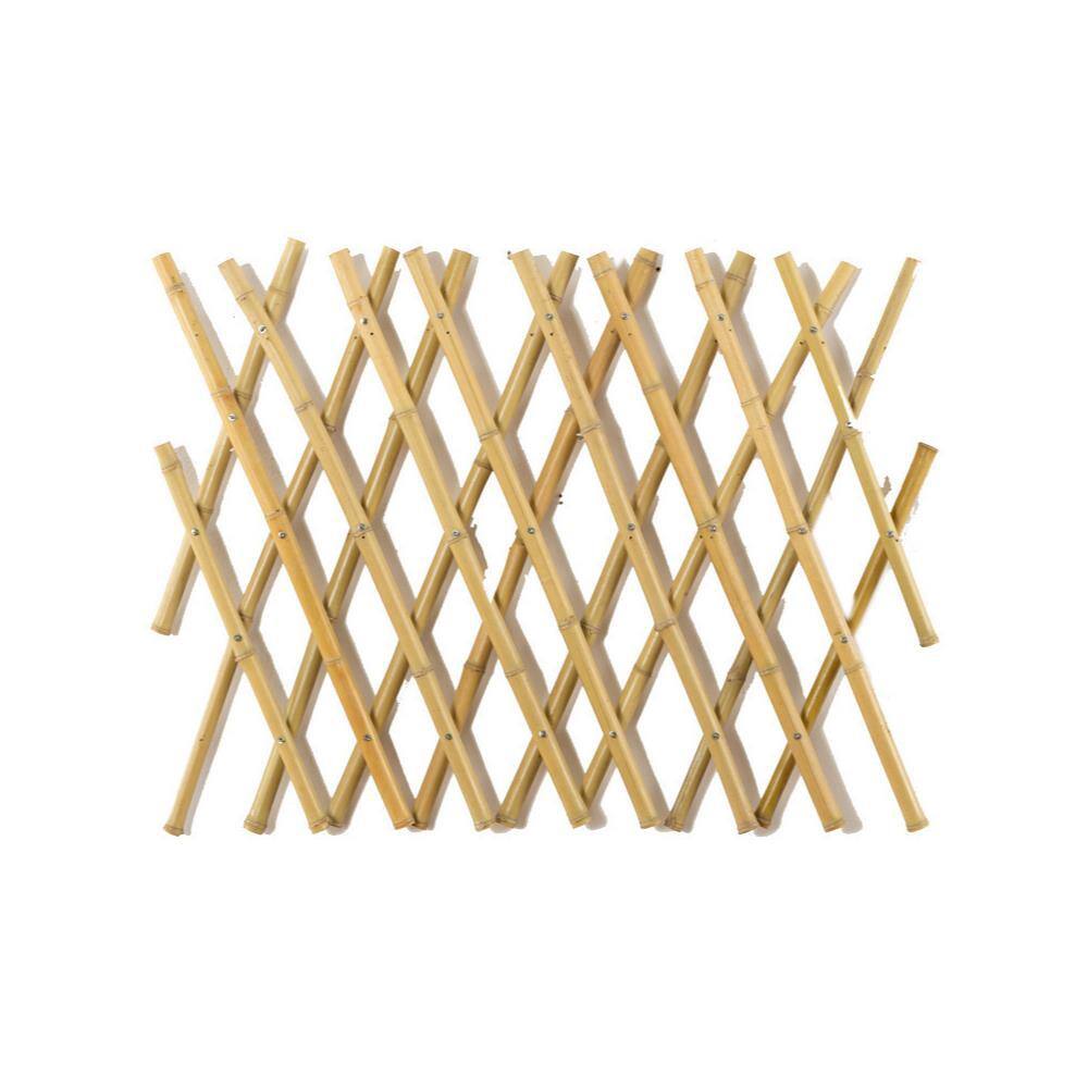 ecostake-24-in-w-x-79-in-retractable-garden-trellis-plant-support