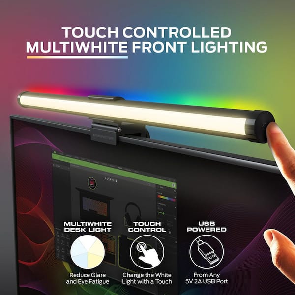 Monster Duo+ LED Monitor Light Bars: Smart Color, Razer Chroma