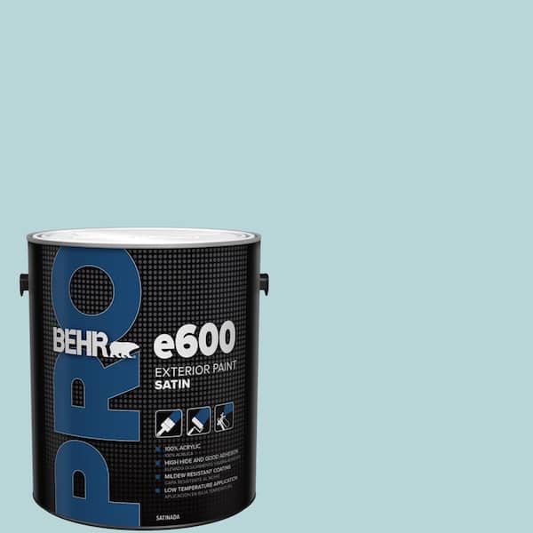 1 gal. #510E-2 Rhythmic Blue Satin Exterior Paint