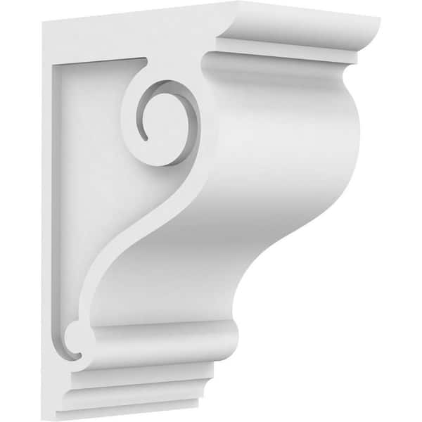 Ekena Millwork Standard 5 in. W x 12 in. H x 8 in. D Signature Urethane Polyurethane Corbel