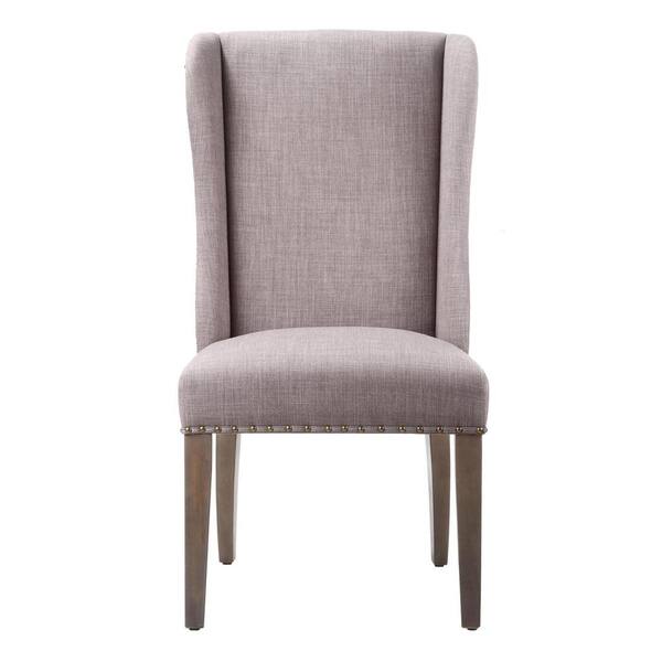 wingback upholstered chair