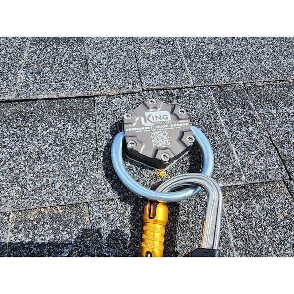 KING PRODUCTS Case of 6-Weatherproof Permanent Roof Anchor for