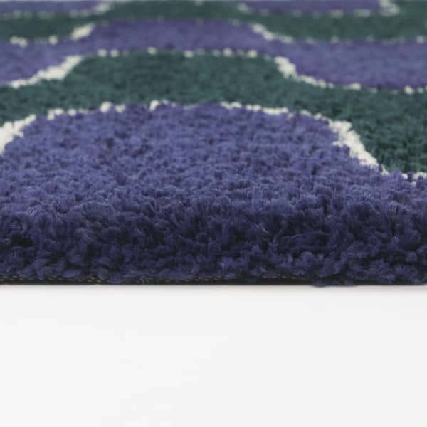 William 5 ft. x 7 ft. Navy Area Rug