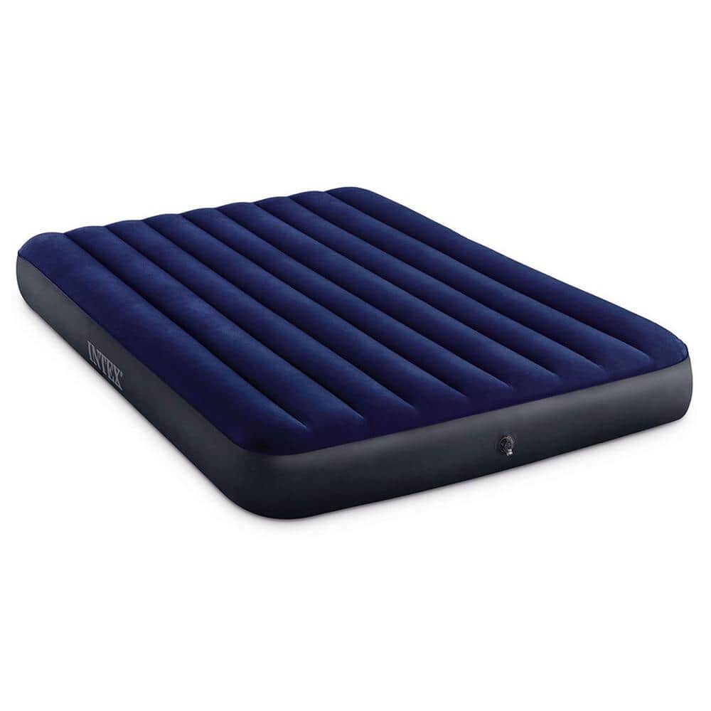 Intex 10 in. DuraBeam Standard Downy Air Mattress, Queen (Pump Not Included) 64759CA The Home