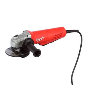 11 Amp Corded 4-1/2 in. Angle Grinder with Paddle and Lock-on Switch