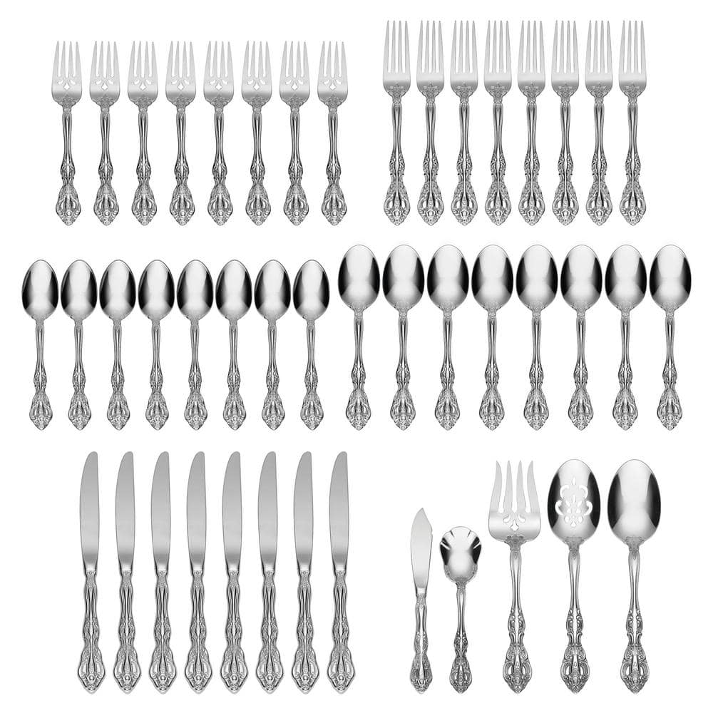 Oneida Oneida Michelangelo 45 Piece Fine Flatware Set, Service For 8 (Set of 8)