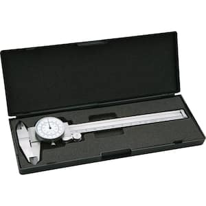 6 in. Stainless Steel Fractional Dial Caliper with Case