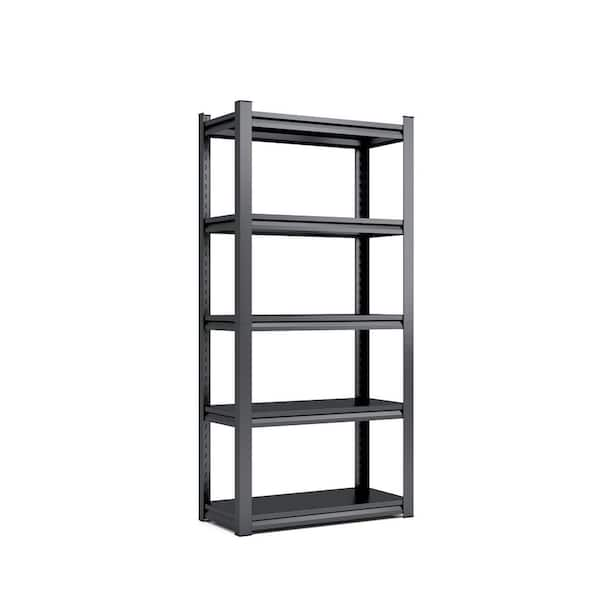 White 5-Tier Heavy Duty Metal Freestanding Storage Shelving Unit (32 in. W x 63 in. H x 16.5 in. D)