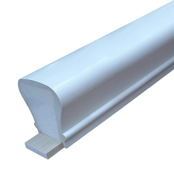 EVERMARK Stair Parts 6010X Primed FJ Handrail with 1-1/4 in. Filet