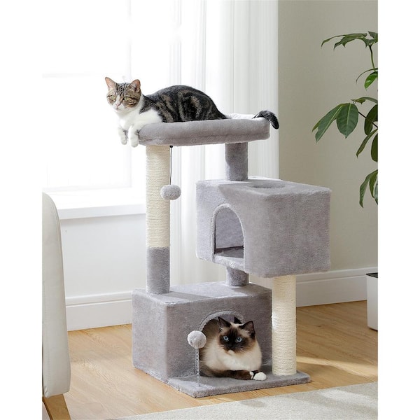 Cat scratching post with bed fashion