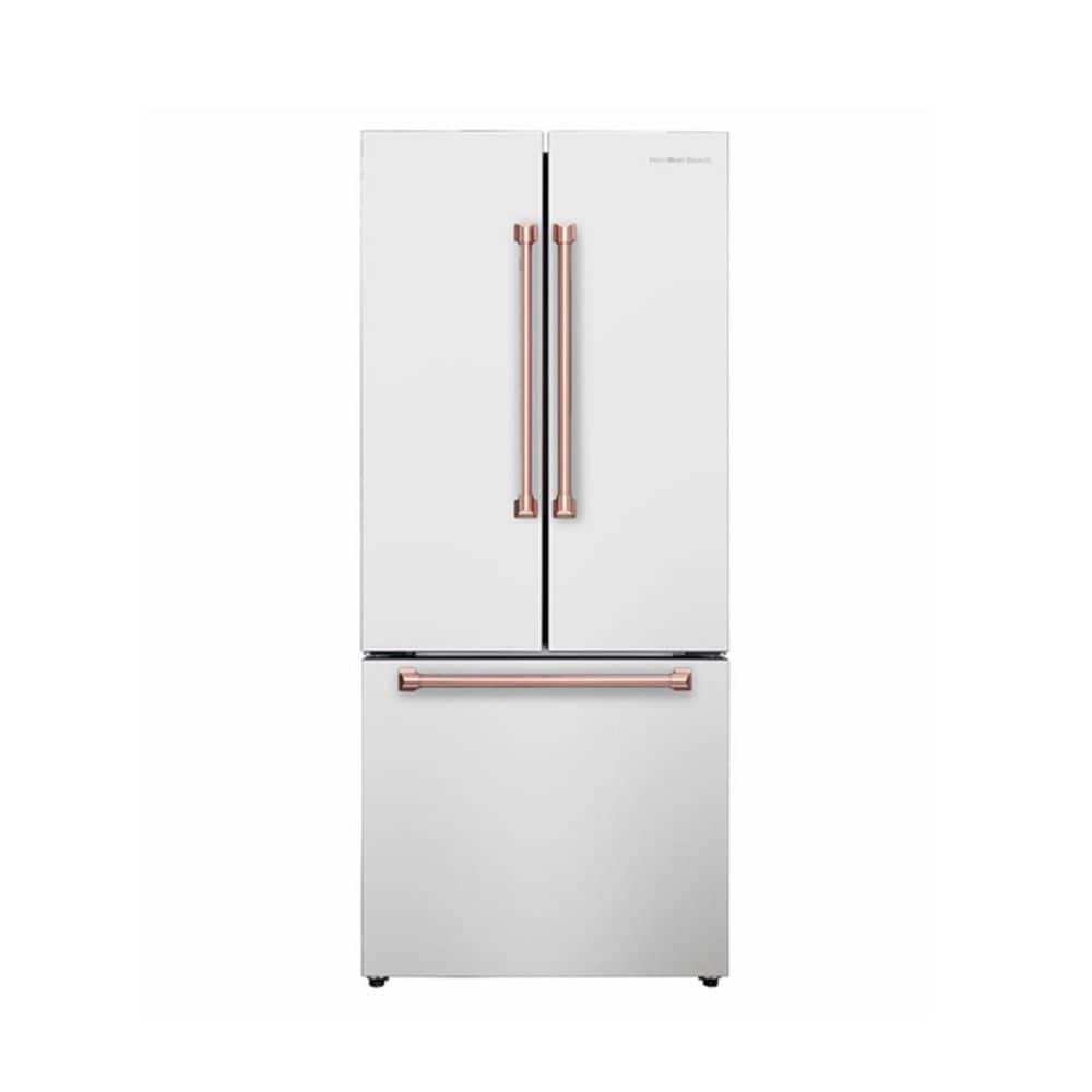 17.7 cu. ft. French Door Refrigerator in White with Brushed Gold Accents price history on PriceWatchPro