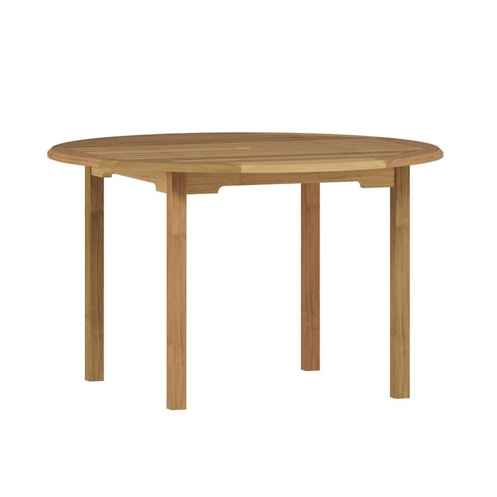 Reviews for INTERNATIONAL home Amazonia Brown Round Wood Outdoor Dining