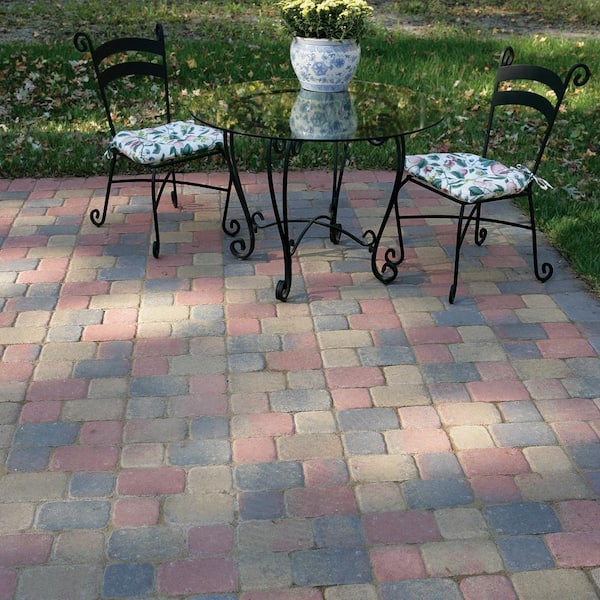 Pavestone 5.51 in. L x 5.51 in. W x 1.77 in. H Oldtown Blend Plaza Concrete Paver Tumbled (672-Pieces/140 sq. ft./Pallet)