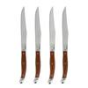 French Home Laguiole 4.5 in. Stainless Steel Full Tang Serrated 4-Piece Steak  Knife Set, Shades of Grey LG111 - The Home Depot