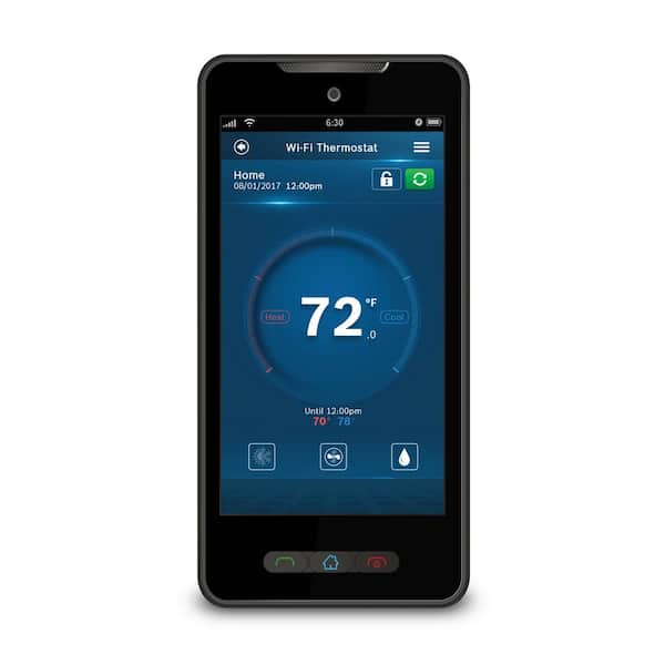 Bosch Thermotechnology BCC50 Wi-Fi Thermostat-Works with Alexa and Google  Assistant, All-in-One, Touch Screen, Safety Control, Smart Home, White 
